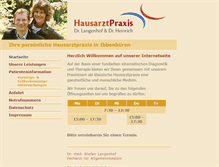Tablet Screenshot of dr-langenhof-dr-heinrich.de